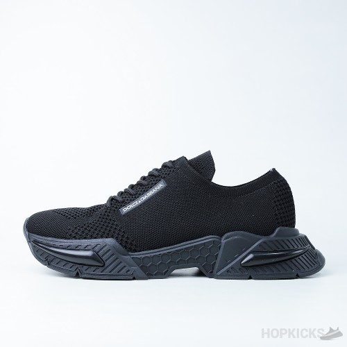 Dolce & Gabbana Daymaster Black Knitted Mesh Sneakers (Dot Perfect)